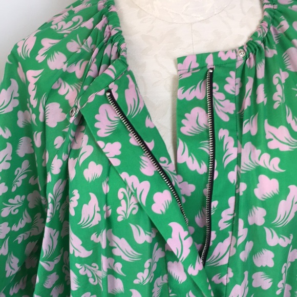 DVF Iruka Oversized Tunic Dress Beach Coverup - Picture 2 of 10